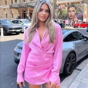 BNWT ZARA PINK DRESS SZ SM